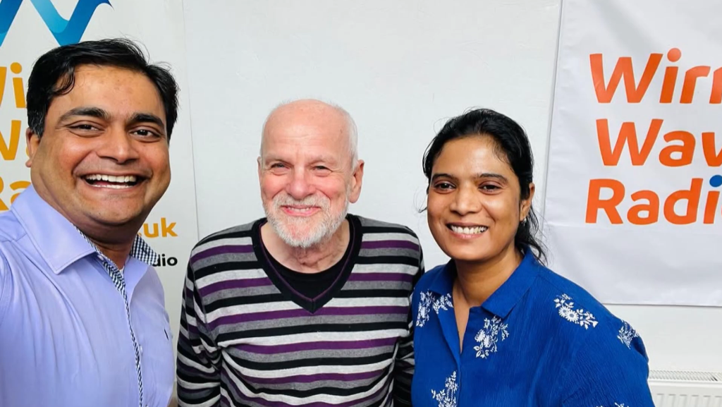 Raj and Mohana Featured on Wirral Wave Radio